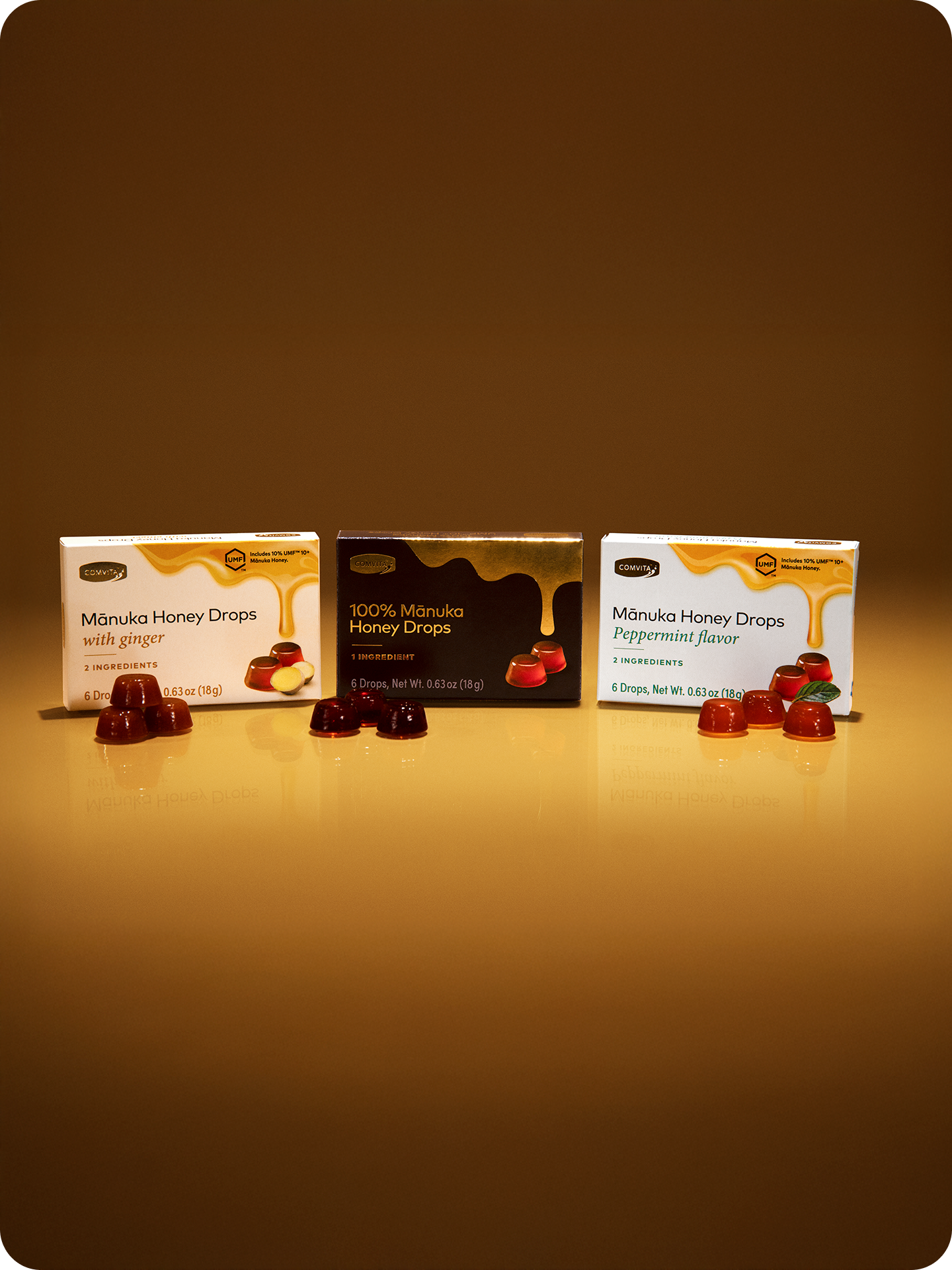 3 rectangle boxes with drops