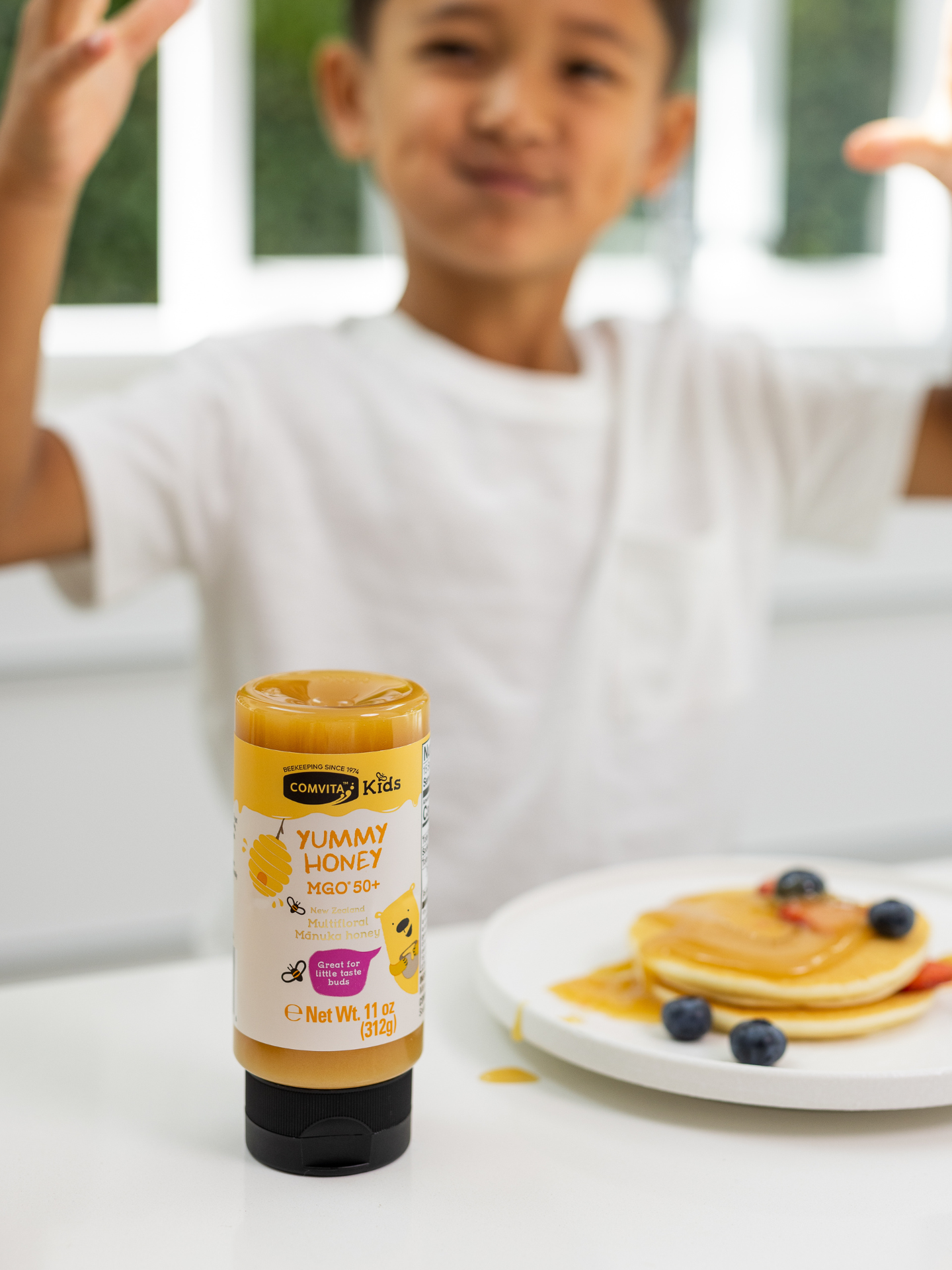 Kids Yummy Mānuka Honey Squeeze Bottle