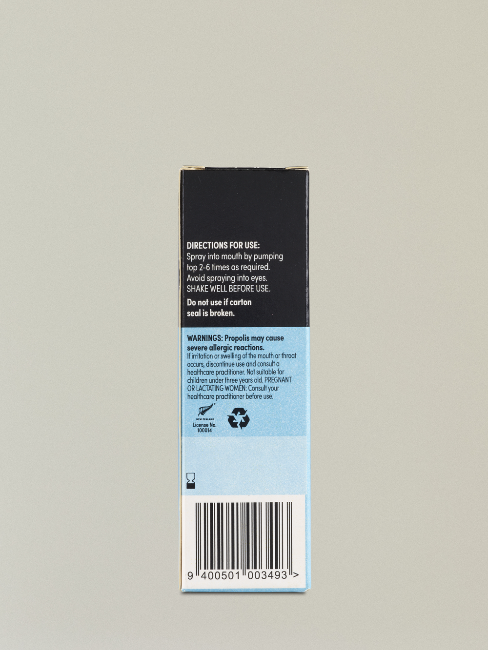 bee propolis spray box back