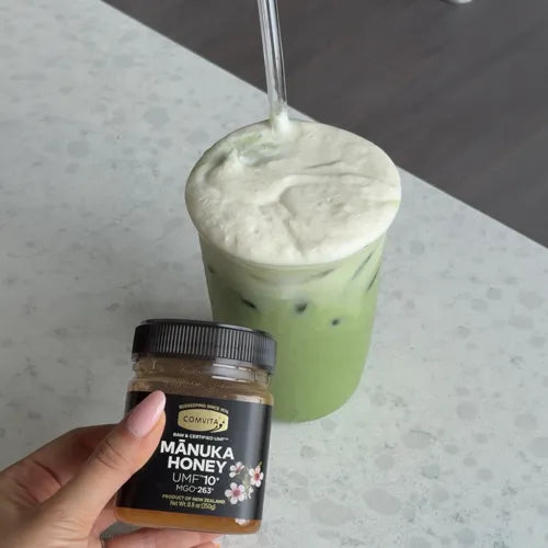Creamy Mānuka Honey Cold Foam Matcha
