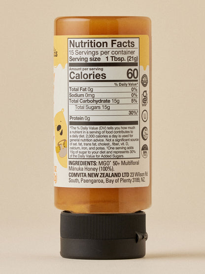 Kids Yummy Mānuka Honey Squeeze Bottle
